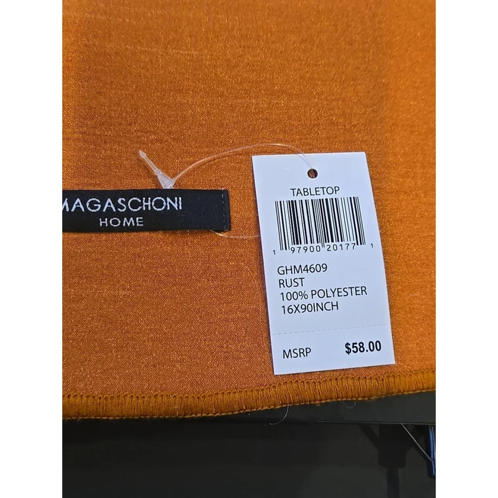 Magaschoni Home Table Runner Fall Pumpkin 16x90